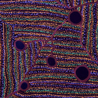Aboriginal Artwork by Carol Young, Amanyi Young, 91x91cm