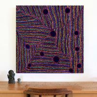 Aboriginal Artwork by Carol Young, Amanyi Young, 91x91cm