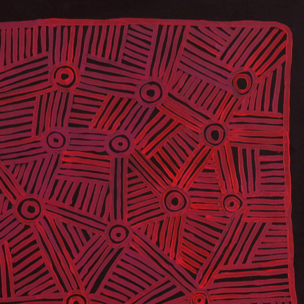 Aboriginal Artwork by Carol Young, Walka Wiru Ngura Wiru, 91x91cm