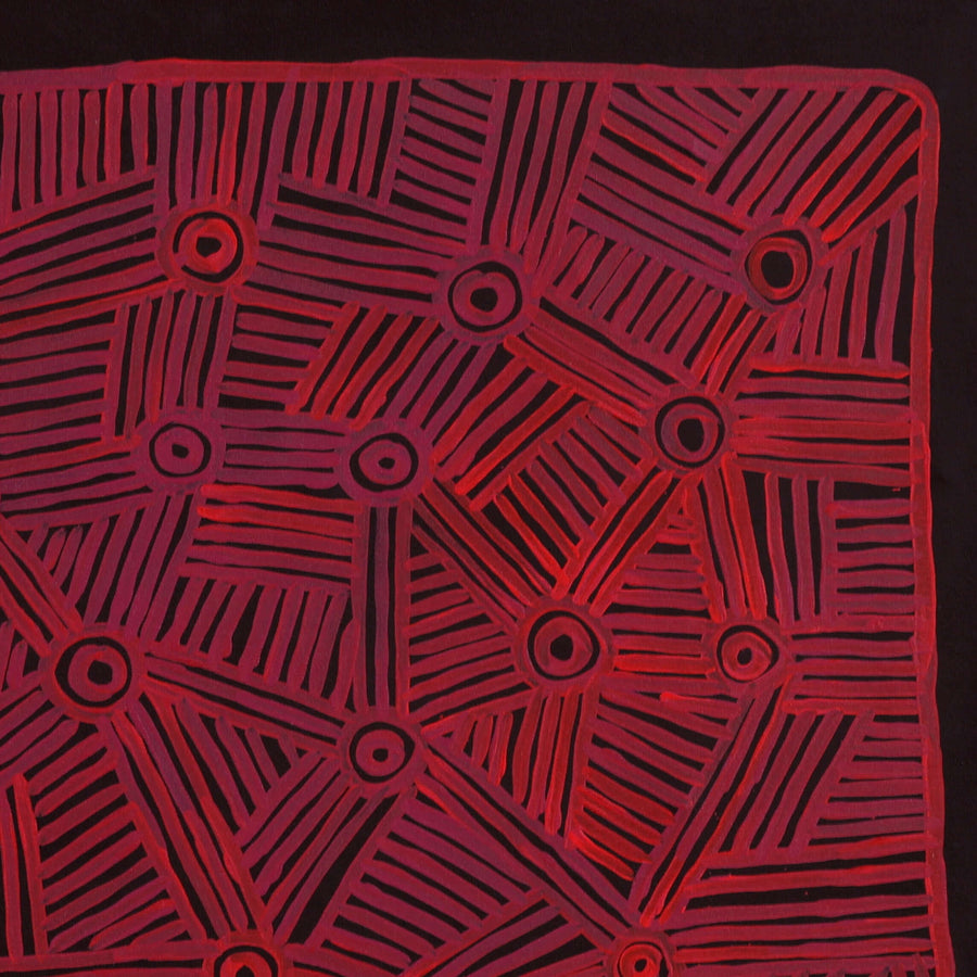 Aboriginal Artwork by Carol Young, Walka Wiru Ngura Wiru, 91x91cm