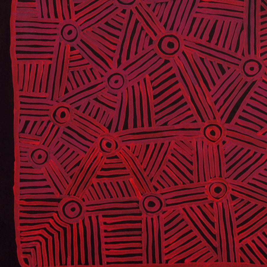 Aboriginal Artwork by Carol Young, Walka Wiru Ngura Wiru, 91x91cm