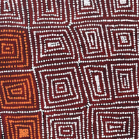 Aboriginal Artwork by Carol Nampijinpa Larry, Karnta Jukurrpa (Womens Dreaming), 122x61cm