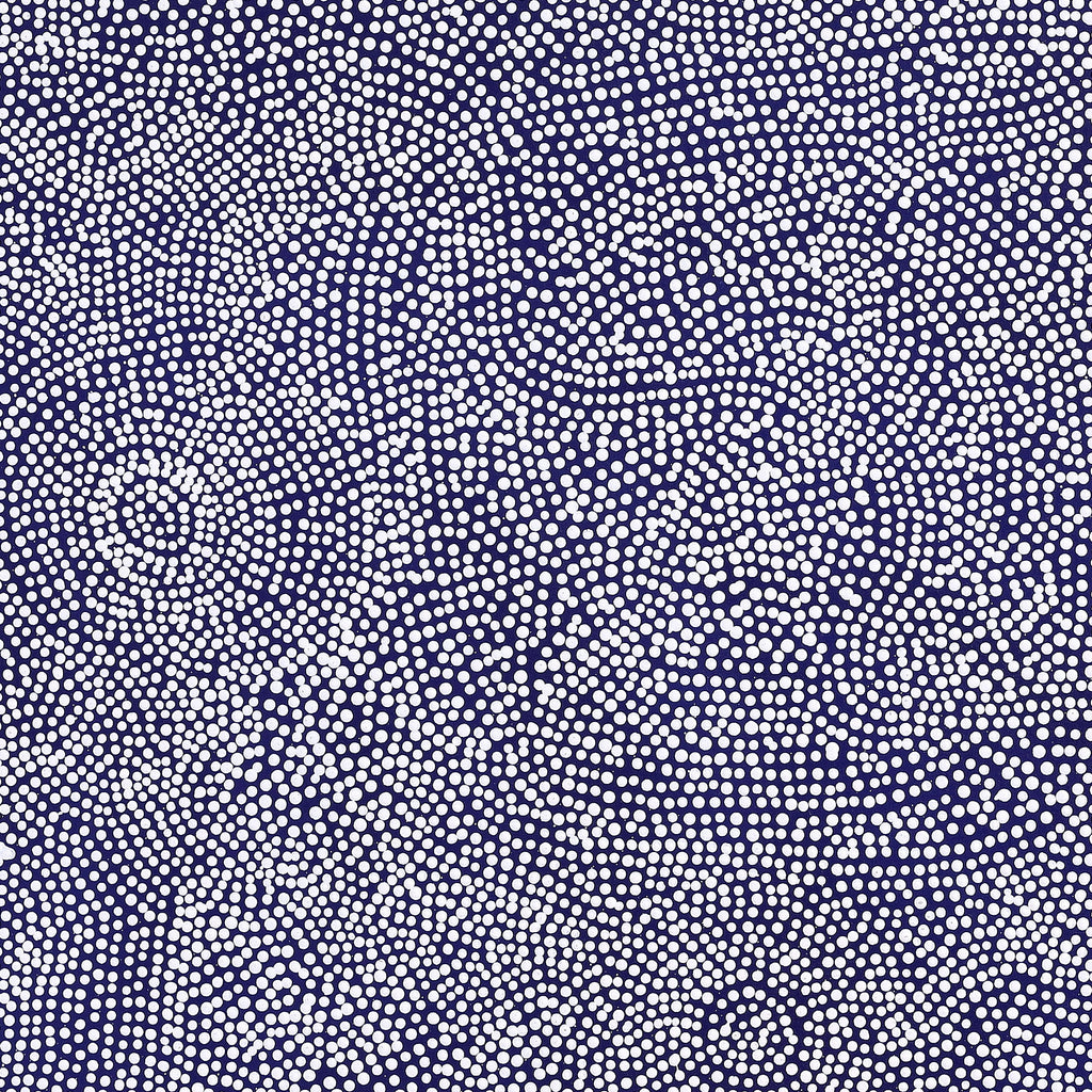 Aboriginal Artwork by Caroline Nakamarra Gibson, Ngapa Jukurrpa (Water Dreaming) - Wapurtali, 107x107cm
