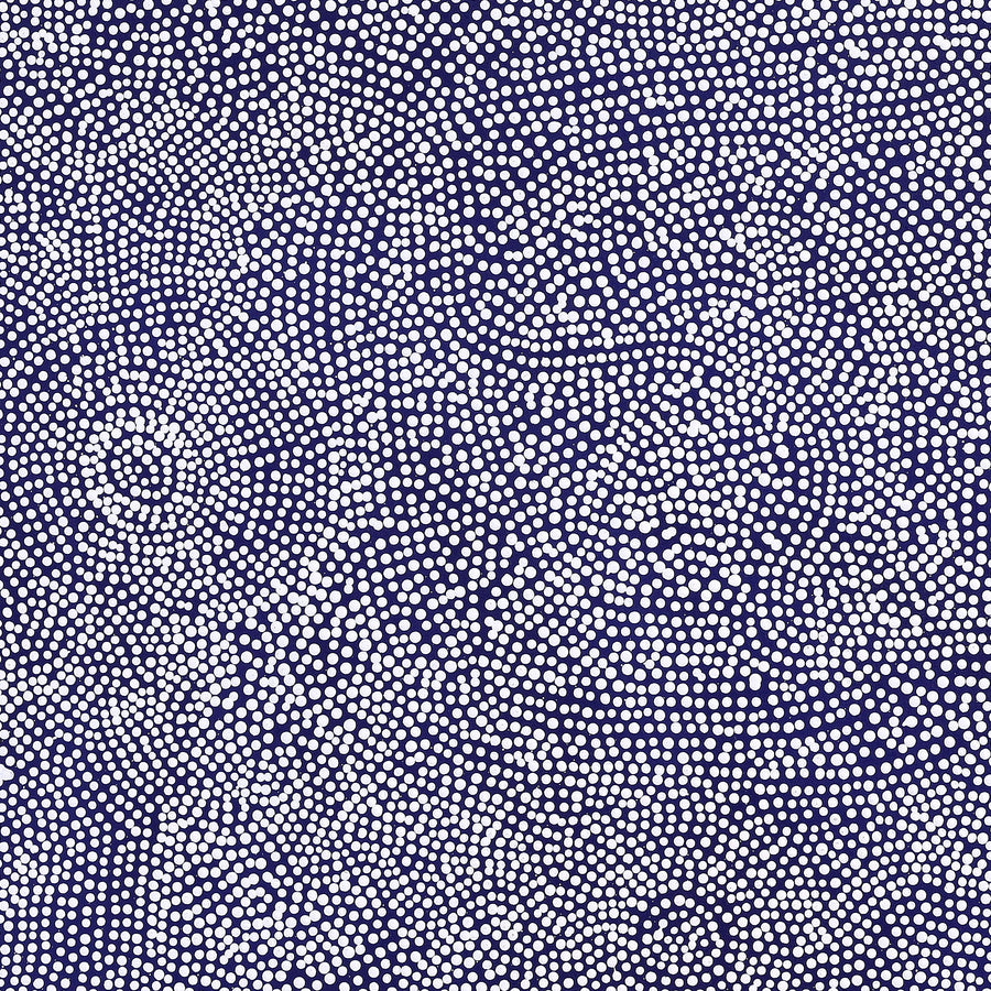 Aboriginal Artwork by Caroline Nakamarra Gibson, Ngapa Jukurrpa (Water Dreaming) - Wapurtali, 107x107cm