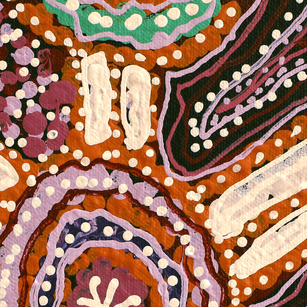 Aboriginal Artwork by Carolyn Dunn, Piltati Tjukurpa, 50.5x40cm