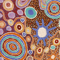 Aboriginal Artwork by Carolyn Dunn, Piltati Tjukurpa, 91x91cm