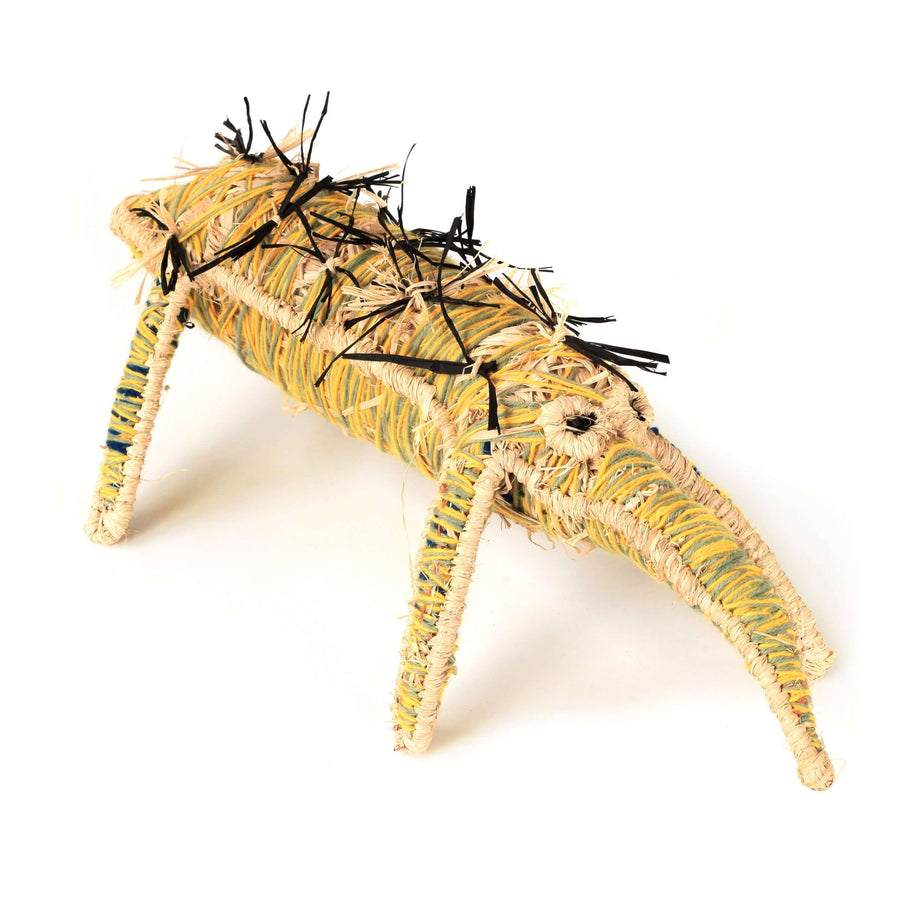 Aboriginal Artwork by Carolyn Kenta - Echidna Tjanpi Sculpture