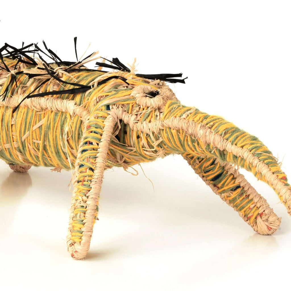 Aboriginal Artwork by Carolyn Kenta - Echidna Tjanpi Sculpture