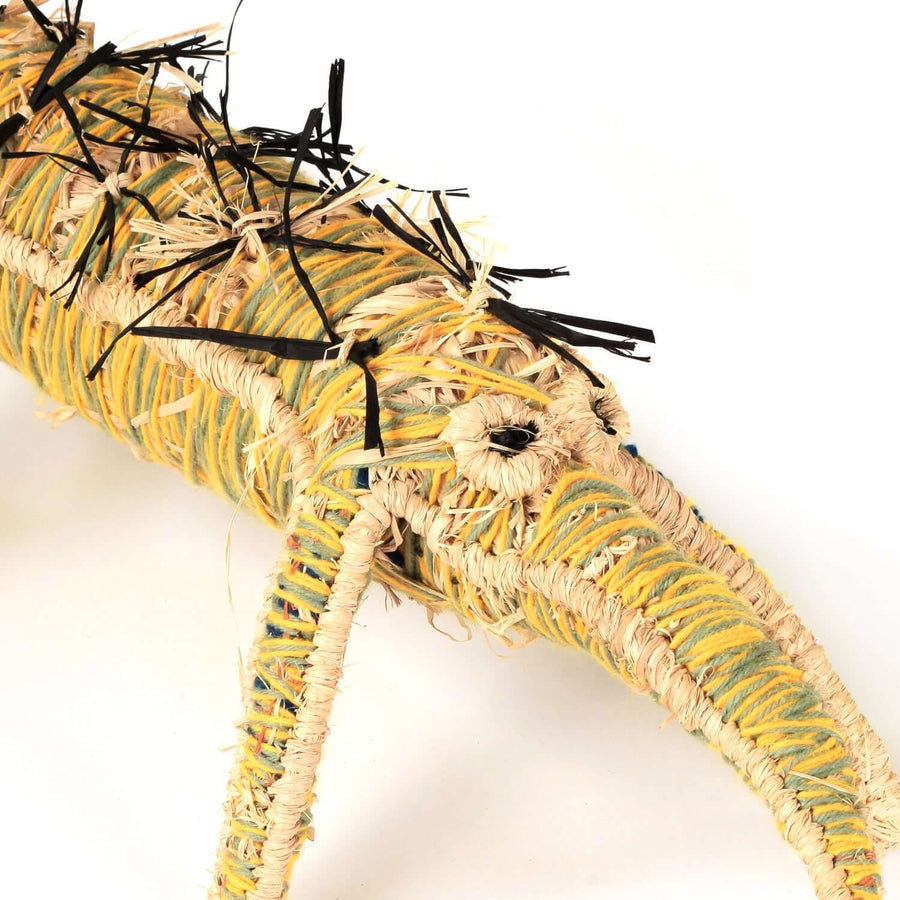 Aboriginal Artwork by Carolyn Kenta - Echidna Tjanpi Sculpture