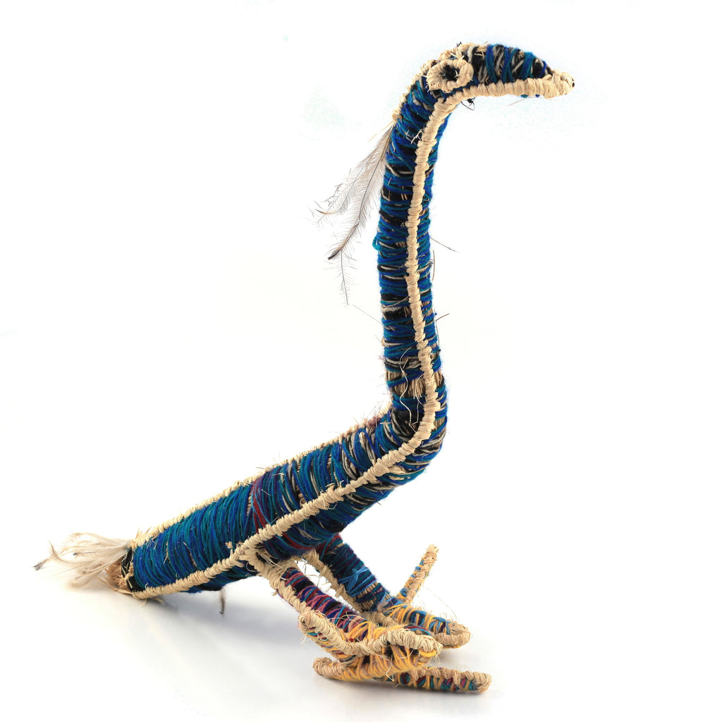 Aboriginal Artwork by Carolyn Kenta - Tjulpu (Bird) Tjanpi Sculpture