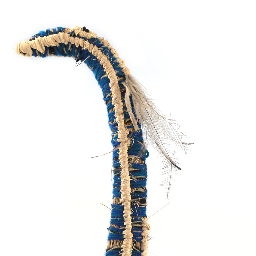 Aboriginal Artwork by Carolyn Kenta - Tjulpu (Bird) Tjanpi Sculpture