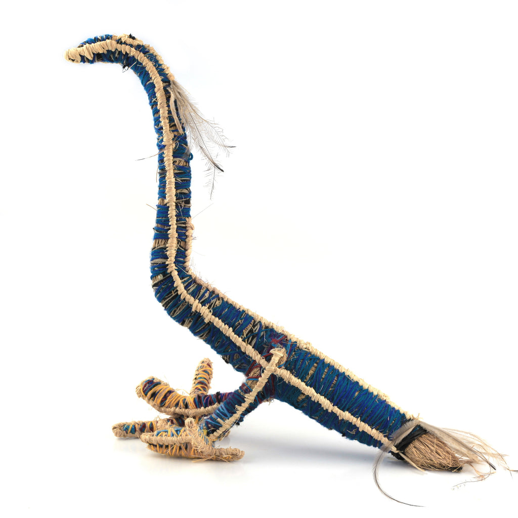 Aboriginal Artwork by Carolyn Kenta - Tjulpu (Bird) Tjanpi Sculpture