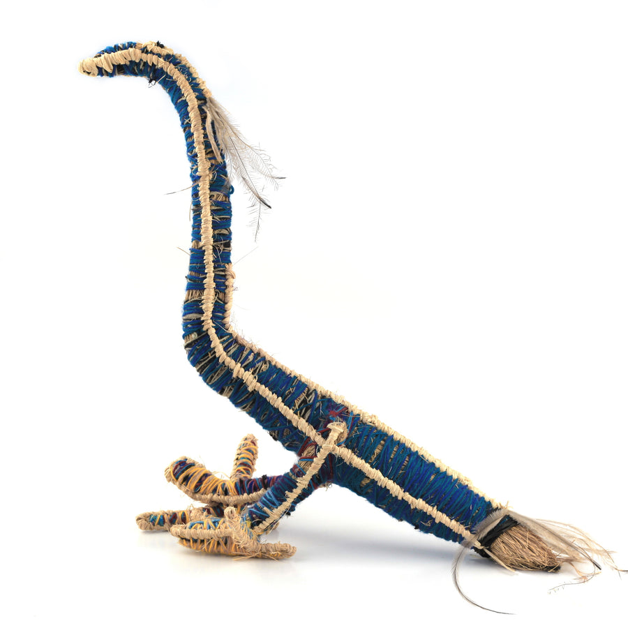 Aboriginal Artwork by Carolyn Kenta - Tjulpu (Bird) Tjanpi Sculpture