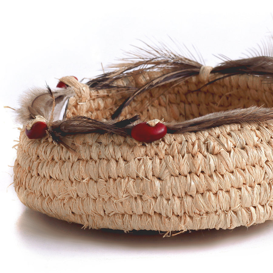 Aboriginal Artwork by Carolyn Kenta, Pukutja - Tjanpi Basket