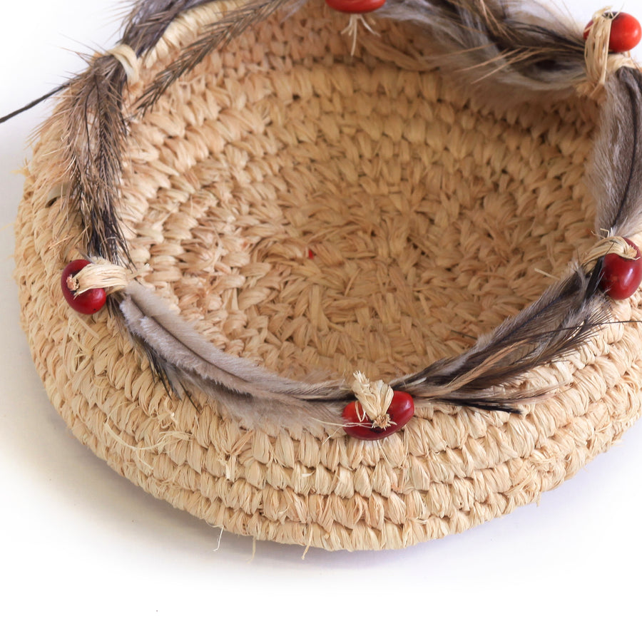 Aboriginal Artwork by Carolyn Kenta, Pukutja - Tjanpi Basket