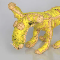 Aboriginal Artwork by Carolyn Kenta - Tjanpi Papa (dog) Sculpture