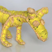 Aboriginal Artwork by Carolyn Kenta - Tjanpi Papa (dog) Sculpture