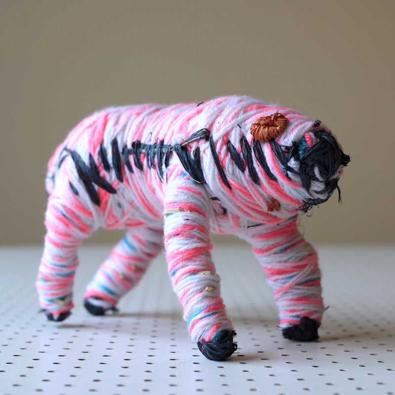 Aboriginal Artwork by Carolyn Kenta - Tjanpi Wombat Sculpture