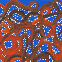 Aboriginal Artwork by Cassaria Young Hogan, Walka Wiru Ngura Wiru, 61x55cm