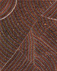 Aboriginal Artwork by Cecilia Napurrurla Wilson, Lappi Lappi Jukurrpa, 76x61cm