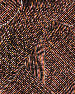 Aboriginal Artwork by Cecilia Napurrurla Wilson, Lappi Lappi Jukurrpa, 76x61cm - ART ARK®