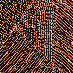 Aboriginal Artwork by Cecilia Napurrurla Wilson, Lappi Lappi Jukurrpa, 76x61cm - ART ARK®