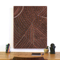 Aboriginal Artwork by Cecilia Napurrurla Wilson, Lappi Lappi Jukurrpa, 76x61cm