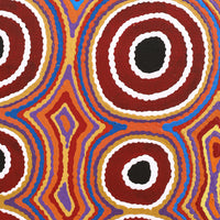 Aboriginal Artwork by Cecily Napanangka Marshall, Janganpa Jukurrpa (Brush-tail Possum Dreaming) - Mawurrji, 107x76cm