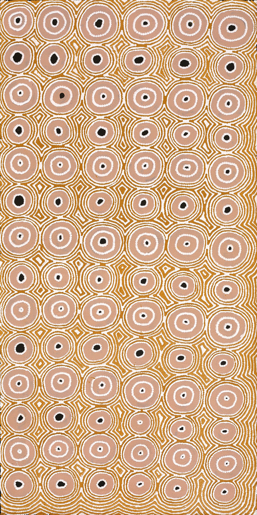 Aboriginal Artwork by Cecily Napanangka Marshall, (Brush-tail Possum Dreaming) - Mawurrji, 122x61cm - ART ARK®