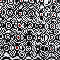 Aboriginal Artwork by Cecily Napanangka Marshall, Pikilyi Jukurrpa (Vaughan Springs Dreaming), 91x91cm
