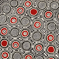 Aboriginal Artwork by Cecily Napanangka Marshall, Pikilyi Jukurrpa (Vaughan Springs Dreaming), 107x76cm