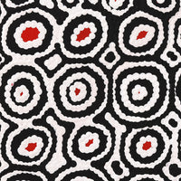 Aboriginal Artwork by Cecily Napanangka Marshall, Karnta Jukurrpa (Womens Dreaming), 30x30cm