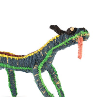 Aboriginal Artwork by Cecily Yates - Papa (Dog) Tjanpi Sculpture
