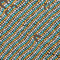 Aboriginal Artwork by Celestine Nungarrayi Tex, Lappi Lappi Jukurrpa, 30x30cm
