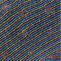 Aboriginal Artwork by Celestine Nungarrayi Tex, Lappi Lappi Jukurrpa, 30x30cm