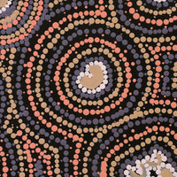 Aboriginal Artwork by Celestine Nungarrayi Tex, Lappi Lappi Jukurrpa, 30x30cm