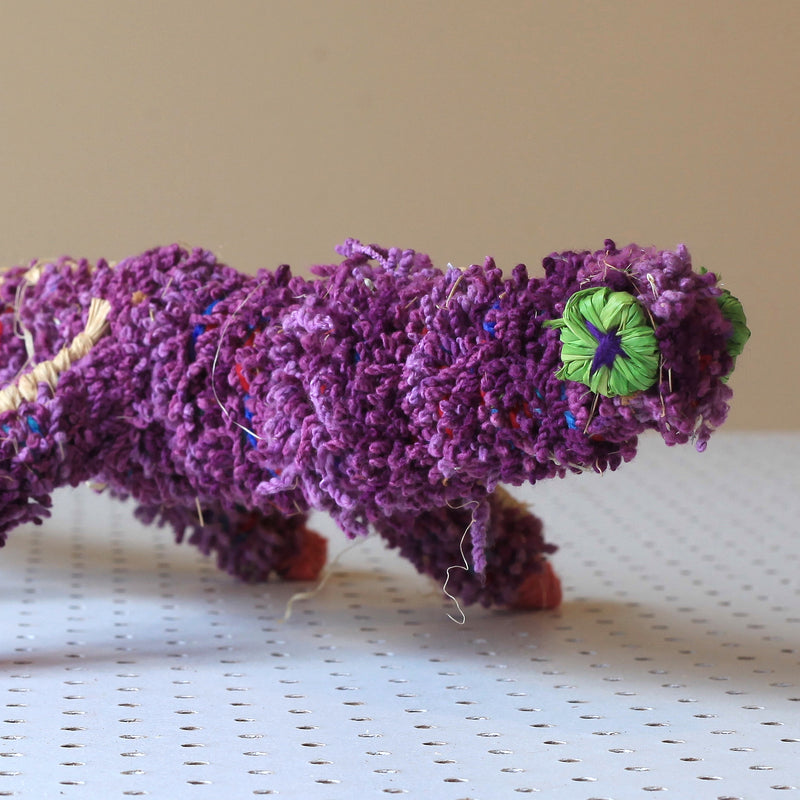 Aboriginal Artwork by Cessara Butler - Tjanpi Tinka (goanna) Sculpture