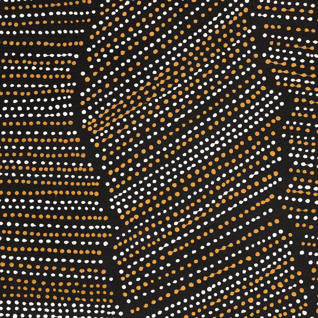 Aboriginal Artwork by Chantelle Nampijinpa Robertson, Ngapa Jukurrpa (Water Dreaming) - Puyurru, 107x91cm