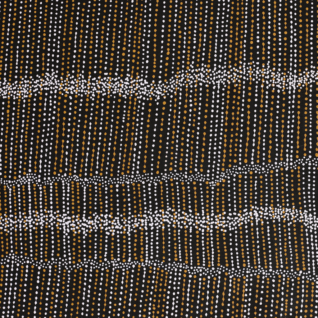Aboriginal Artwork by Chantelle Nampijinpa Robertson, Ngapa Jukurrpa (Water Dreaming) - Puyurru, 122x122cm