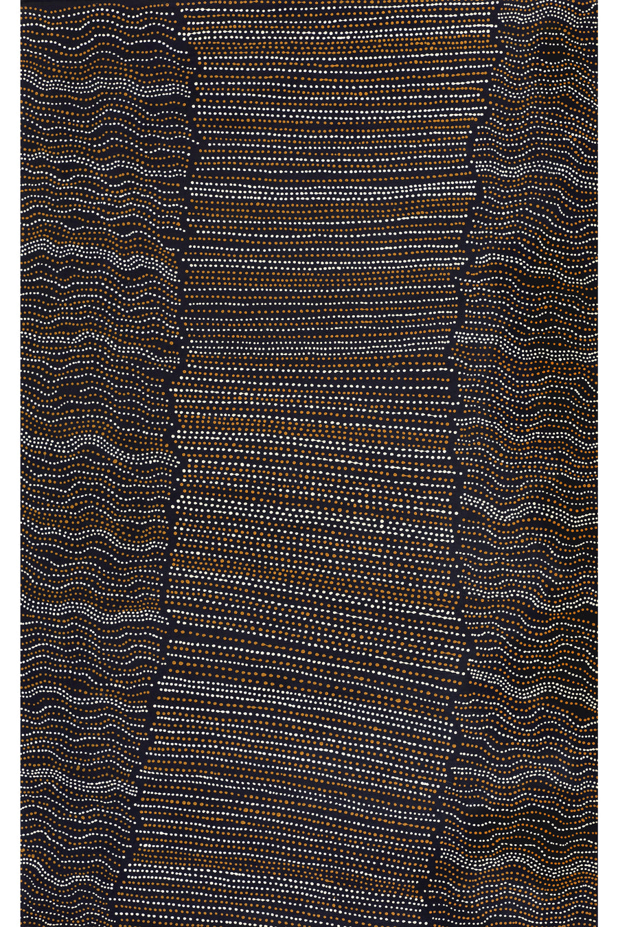 Aboriginal Artwork by Chantelle Nampijinpa Robertson, Ngapa Jukurrpa (Water Dreaming) - Puyurru,122x76cm