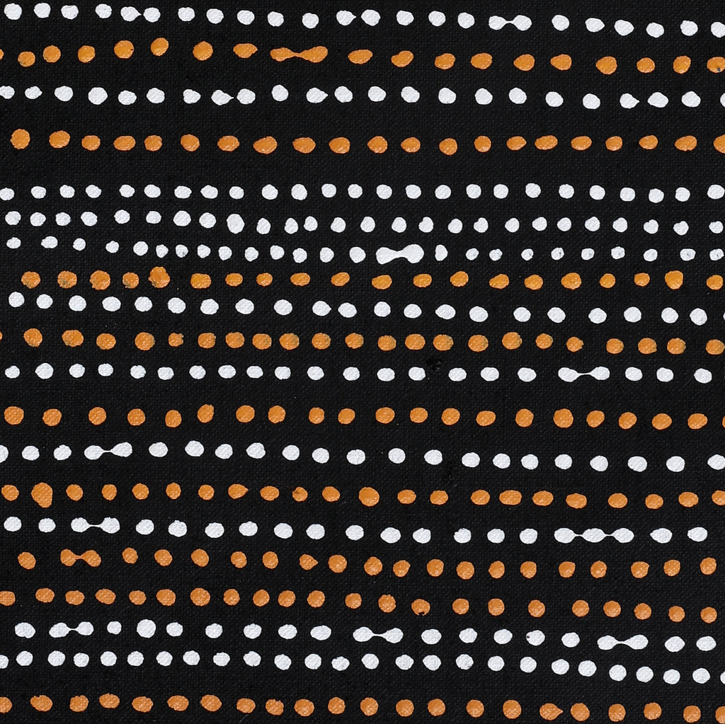 Aboriginal Artwork by Chantelle Nampijinpa Robertson, Ngapa Jukurrpa (Water Dreaming) - Puyurru, 152x107cm