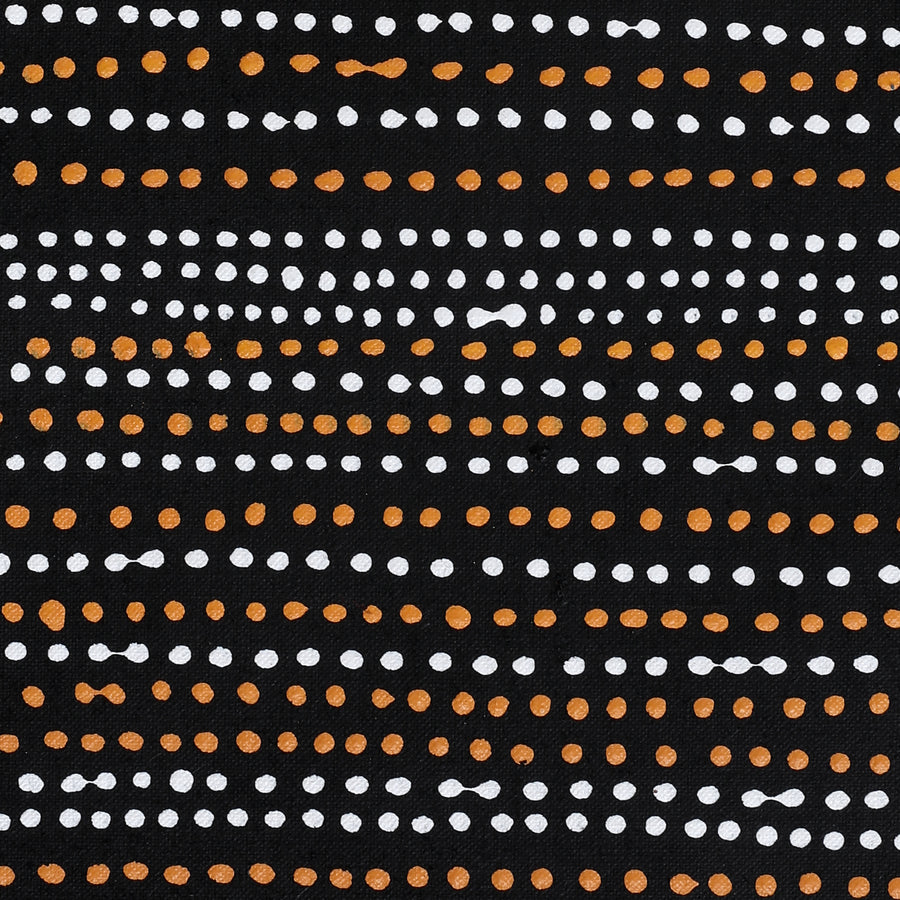 Aboriginal Artwork by Chantelle Nampijinpa Robertson, Ngapa Jukurrpa (Water Dreaming) - Puyurru, 152x107cm