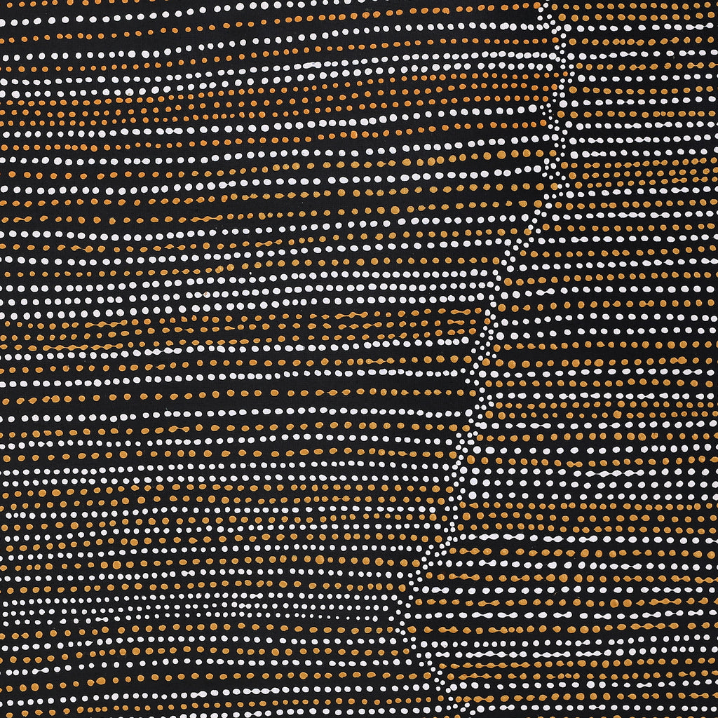 Aboriginal Artwork by Chantelle Nampijinpa Robertson, Ngapa Jukurrpa (Water Dreaming) - Puyurru, 76x76cm