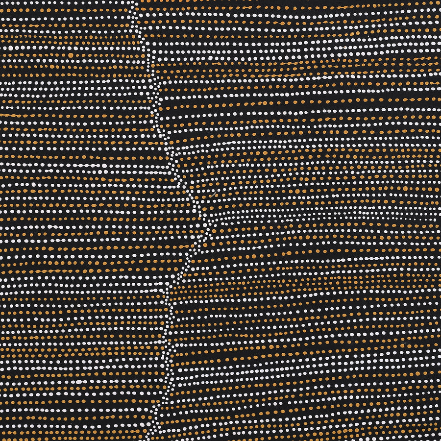 Aboriginal Artwork by Chantelle Nampijinpa Robertson, Ngapa Jukurrpa (Water Dreaming) - Puyurru, 76x76cm