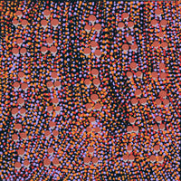 Aboriginal Art by Charlene Napanangka Marshall, Wanakiji Jukurrpa (Bush Tomato Dreaming), 30x30cm - ART ARK®