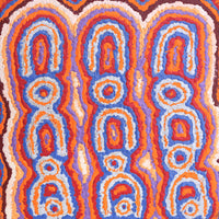 Aboriginal Artwork by Charlene Napanangka Marshall, Karnta Jukurrpa (Womens Dreaming), 30x30cm