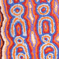 Aboriginal Artwork by Charlene Napanangka Marshall, Karnta Jukurrpa (Womens Dreaming), 30x30cm