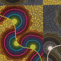 Aboriginal Artwork by Charmaine Napangardi Granites, Watiya-warnu Jukurrpa (Seed Dreaming), 91x76cm