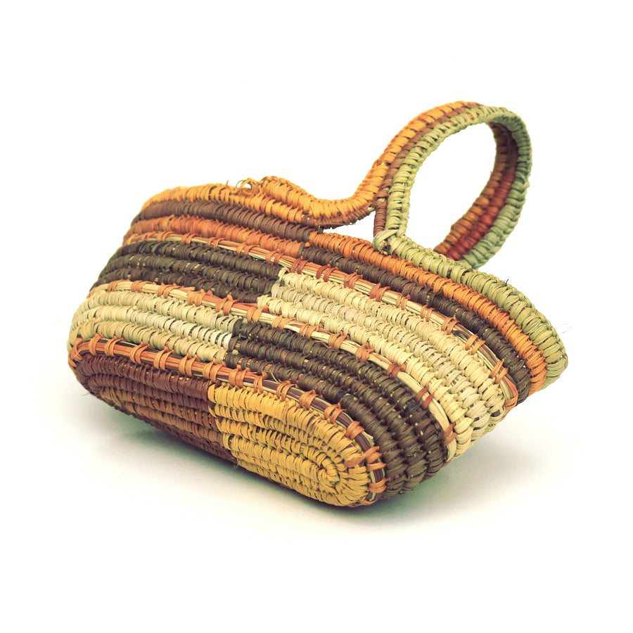 Aboriginal Artwork by Charmaine Ashley, Gapuwiyak - Woven Basket
