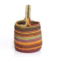 Aboriginal Artwork by Charmaine Ashley, Gapuwiyak - Woven Basket